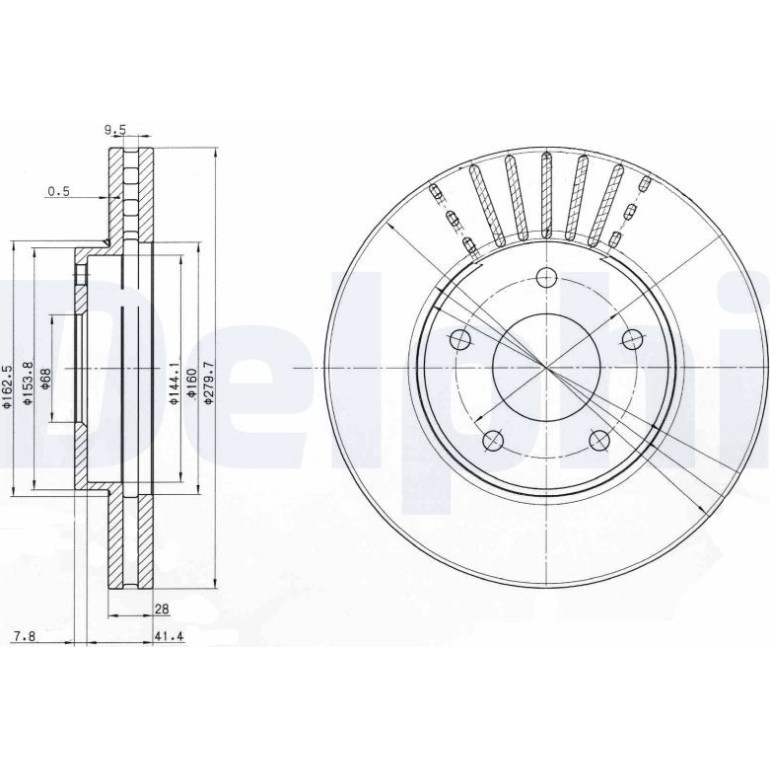 Bremsscheibe BG3816 Bremsscheibe BG3816