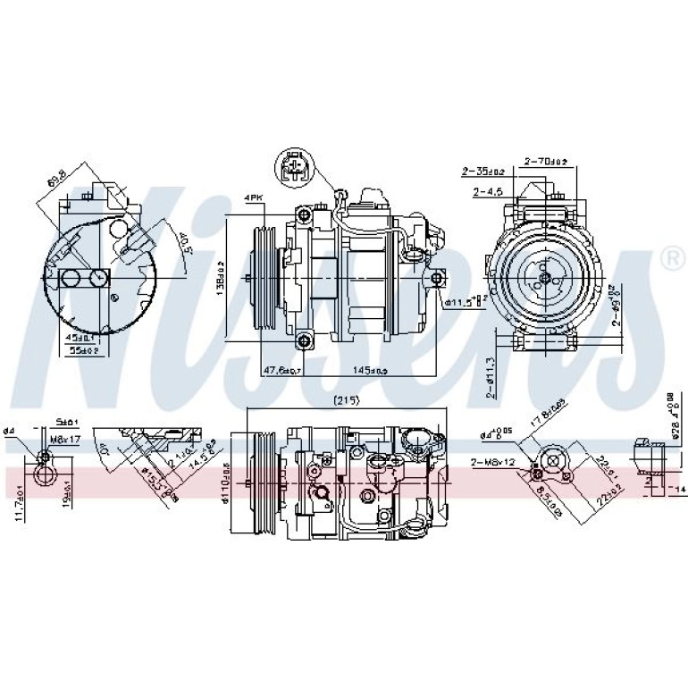 Kompressor, Klimaanlage 89359 Kompressor, Klimaanlage 89359