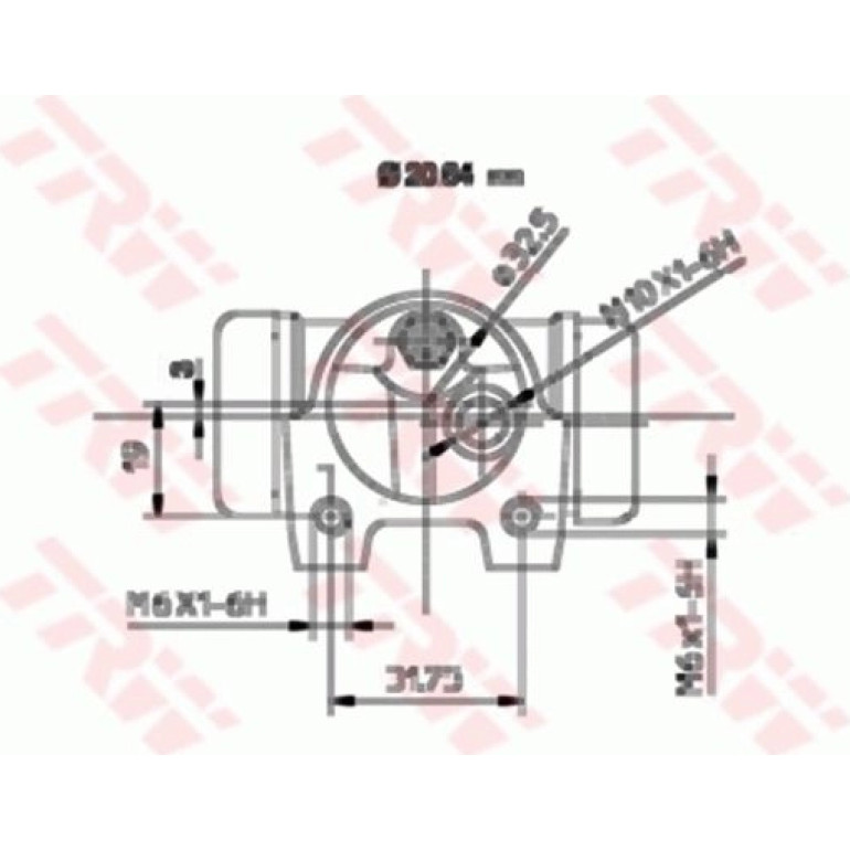 Radbremszylinder BWF118 Radbremszylinder BWF118