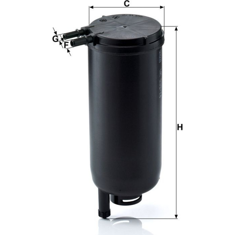 Kraftstofffilter WK 939/14 X Kraftstofffilter WK 939/14 X