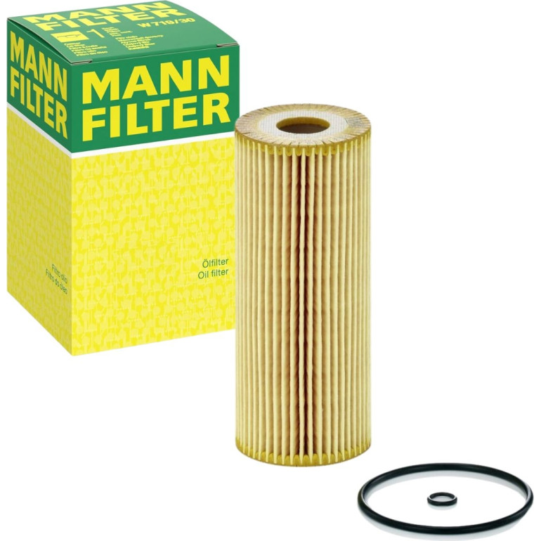 MANN-FILTER HU 726/2 x Ölfilter mit Dichtung, Filtereinsatz MANN-FILTER HU 726/2 x Ölfilter mit Dichtung, Filtereinsatz