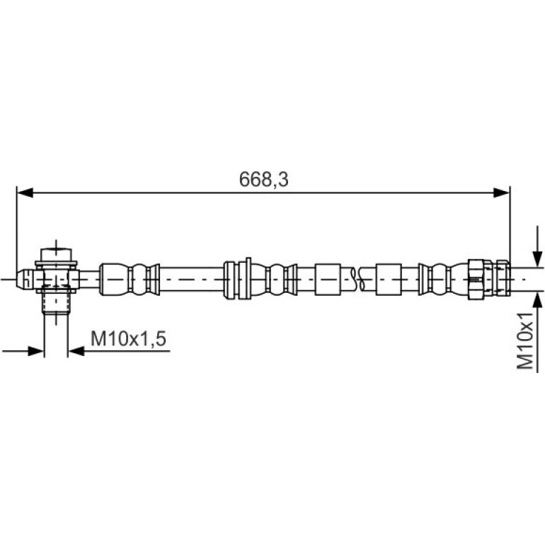 Bremsschlauch 1 987 481 693