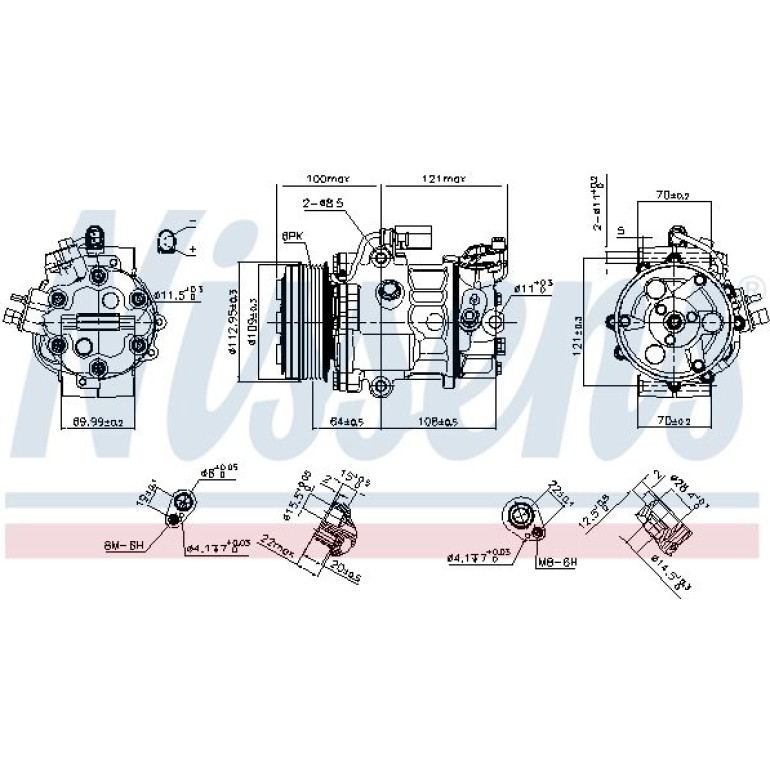 Kompressor, Klimaanlage 890659 Kompressor, Klimaanlage 890659