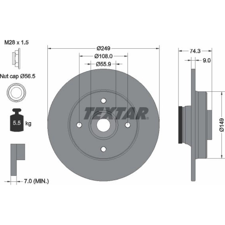 Bremsscheibe 92194103