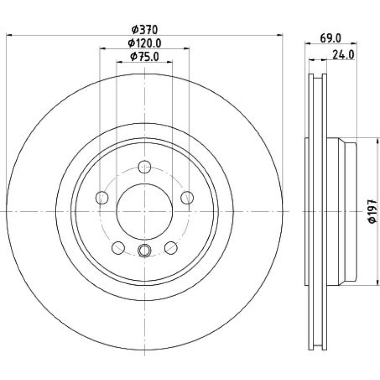 Bremsscheibe 8DD 355 125-091