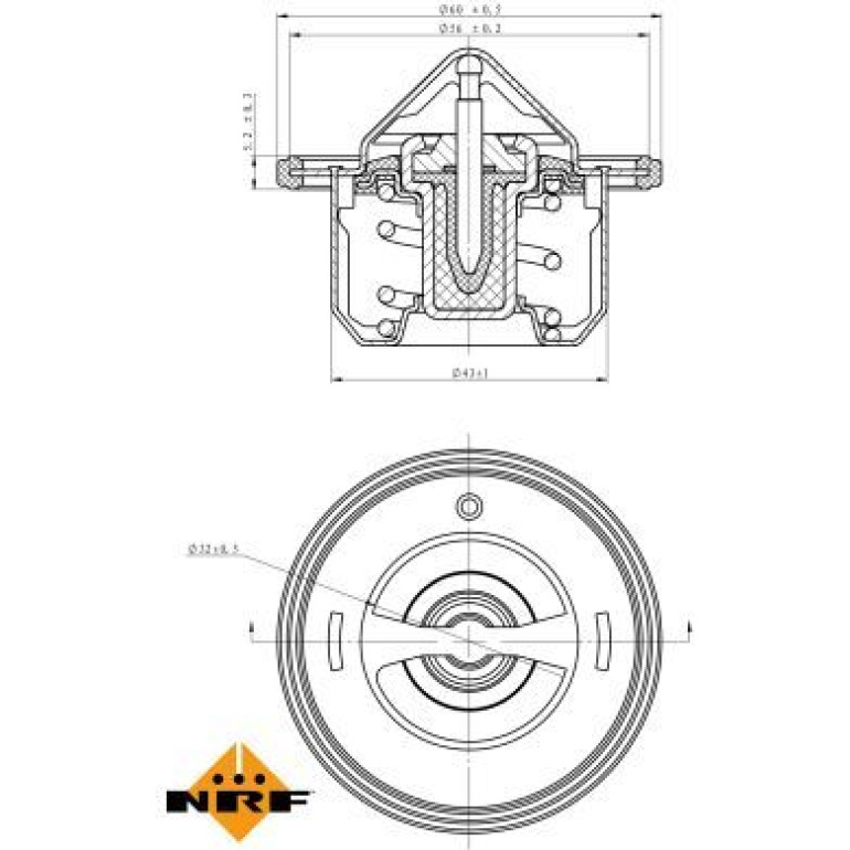 Thermostat, Kühlmittel 725080