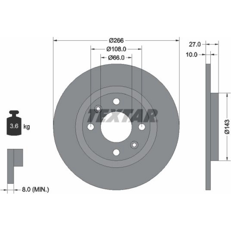 Bremsscheibe 92029900 Bremsscheibe 92029900