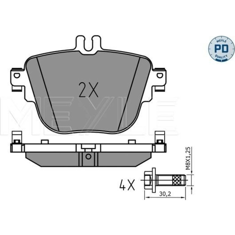 Bremsbelagsatz, Scheibenbremse 025 227 9217/PD Bremsbelagsatz, Scheibenbremse 025 227 9217/PD