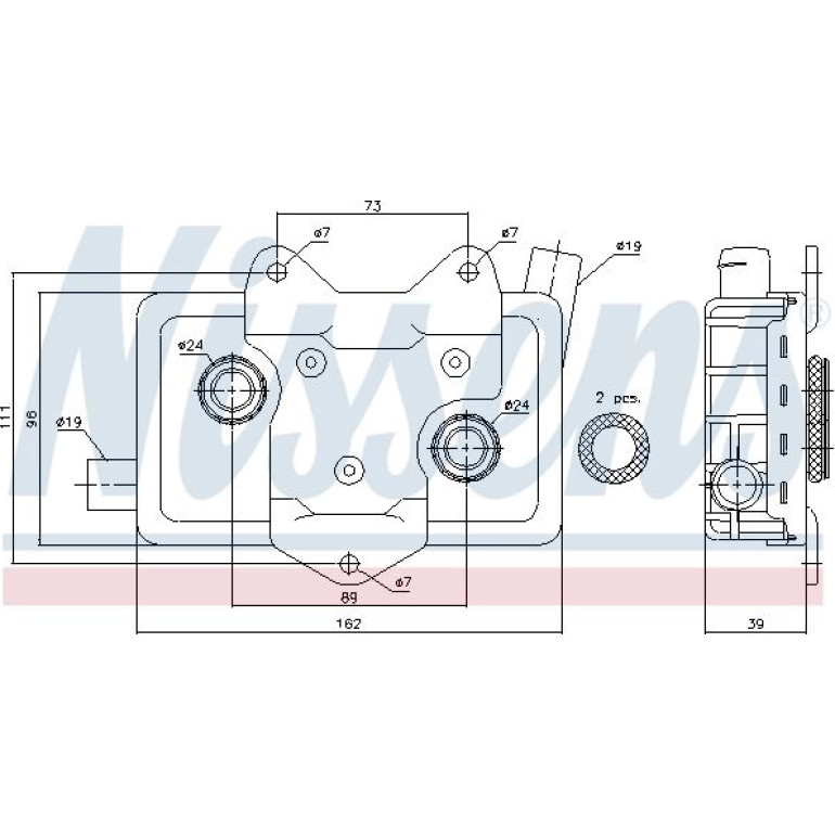 Ölkühler, Motoröl 90618 Ölkühler, Motoröl 90618
