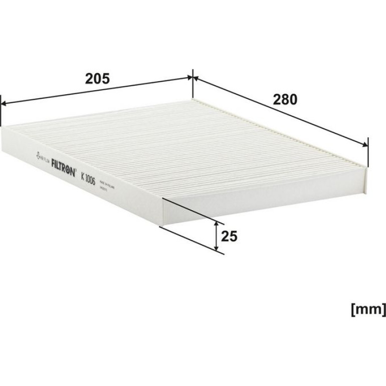 Filter, Innenraumluft K 1006