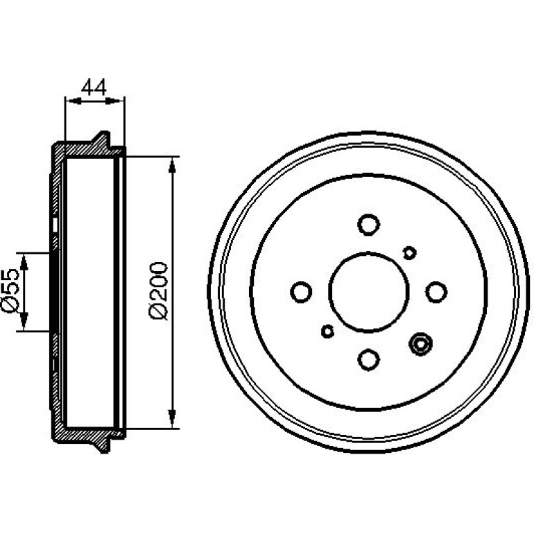 Bremstrommel 0 986 477 148 Bremstrommel 0 986 477 148