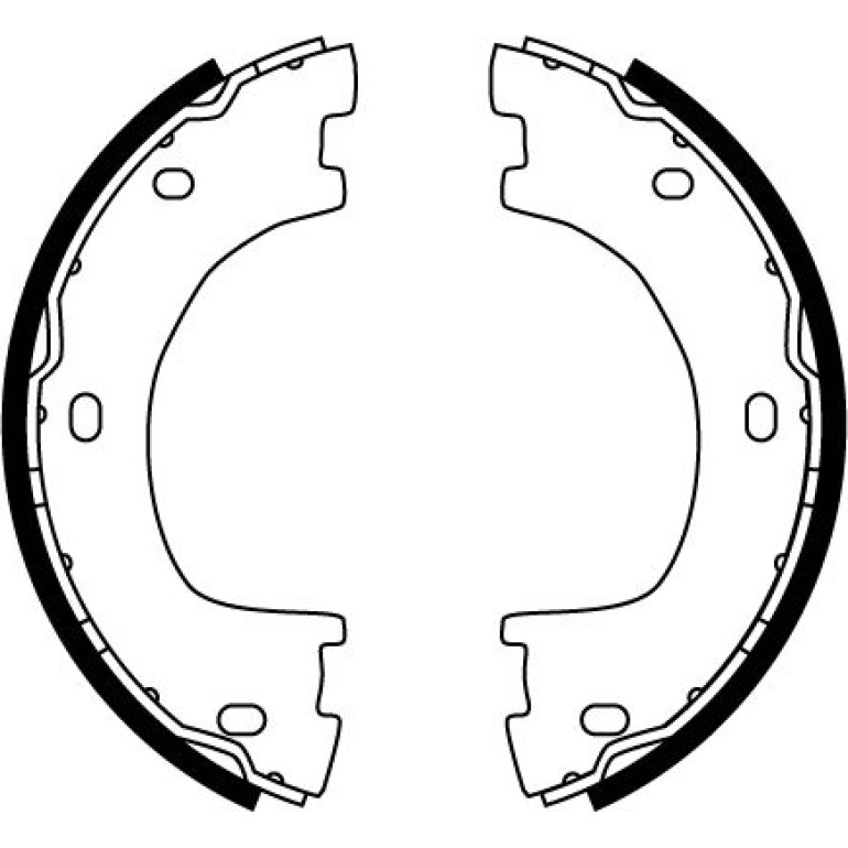 Bremsbackensatz, Feststellbremse GS8777 Bremsbackensatz, Feststellbremse GS8777