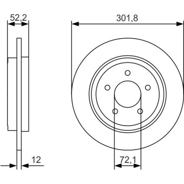 Bremsscheibe 0 986 479 A53