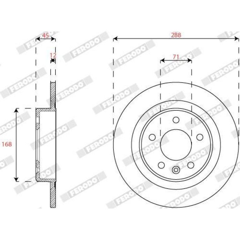 Bremsscheibe DDF2812C Bremsscheibe DDF2812C