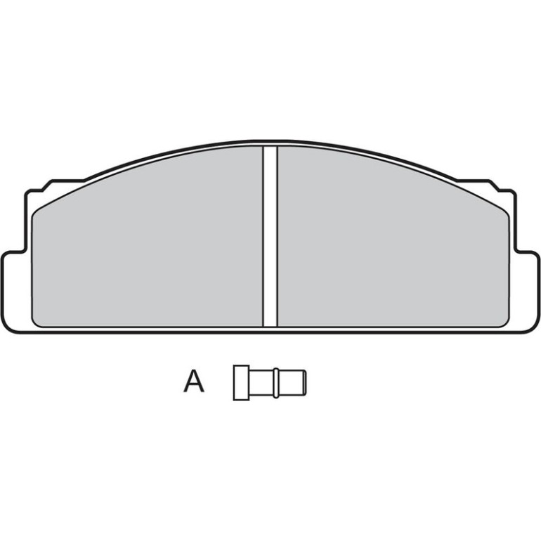 Bremsbelagsatz, Scheibenbremse 598090 Bremsbelagsatz, Scheibenbremse 598090