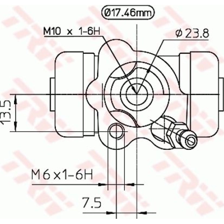Radbremszylinder BWC250 Radbremszylinder BWC250