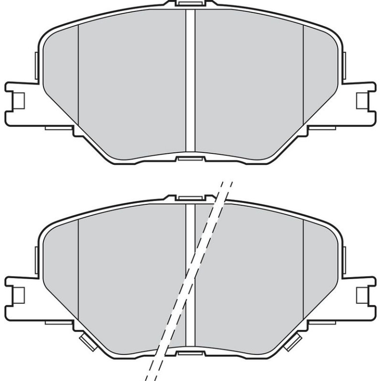 Bremsbelagsatz, Scheibenbremse 302885