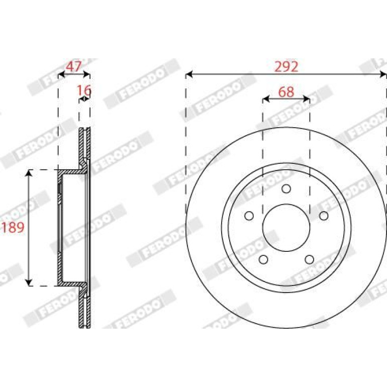 Bremsscheibe DDF2786C Bremsscheibe DDF2786C
