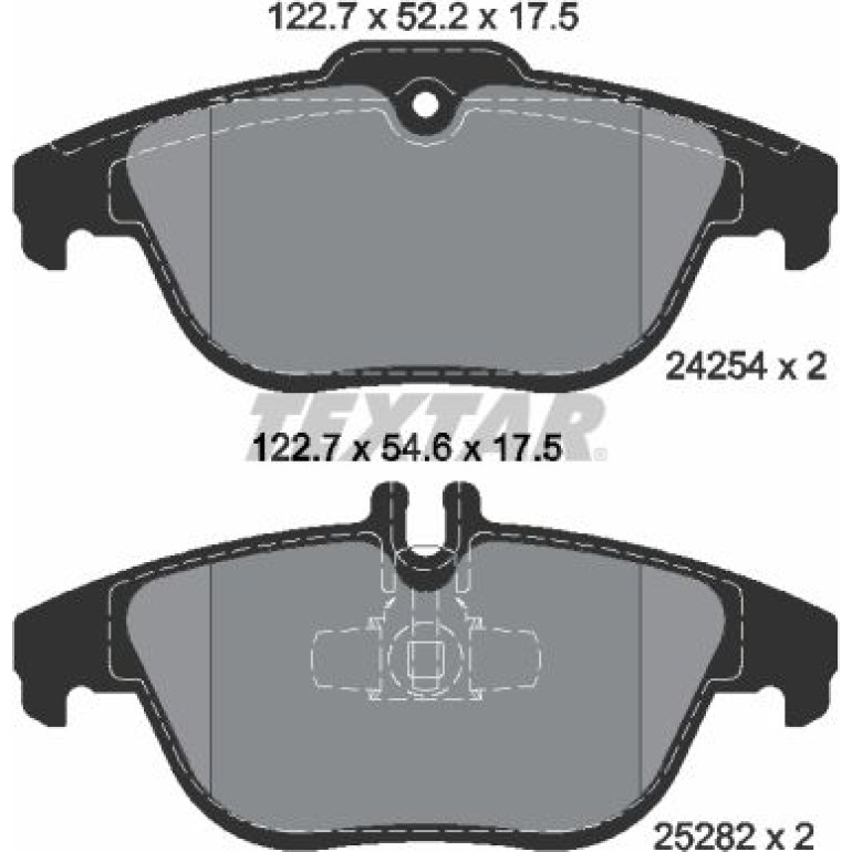 Bremsbelagsatz, Scheibenbremse 2425401 Bremsbelagsatz, Scheibenbremse 2425401
