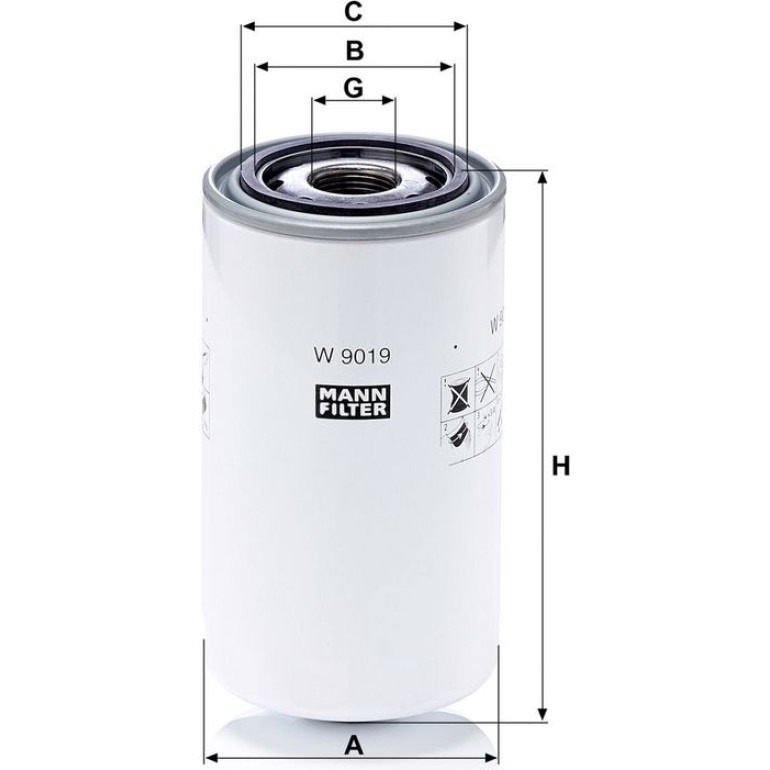 Ölfilter W 9019 Ölfilter W 9019