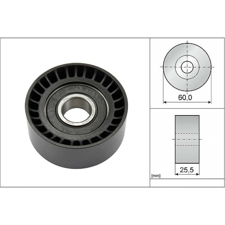 Umlenk-/Führungsrolle, Keilrippenriemen 532 0243 10 Umlenk-/Führungsrolle, Keilrippenriemen 532 0243 10