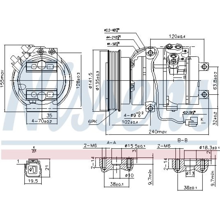 Kompressor, Klimaanlage 890017 Kompressor, Klimaanlage 890017
