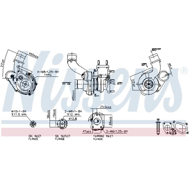 Nissens Turbolader 93238
