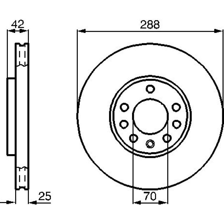 Bremsscheibe 0 986 478 588 Bremsscheibe 0 986 478 588