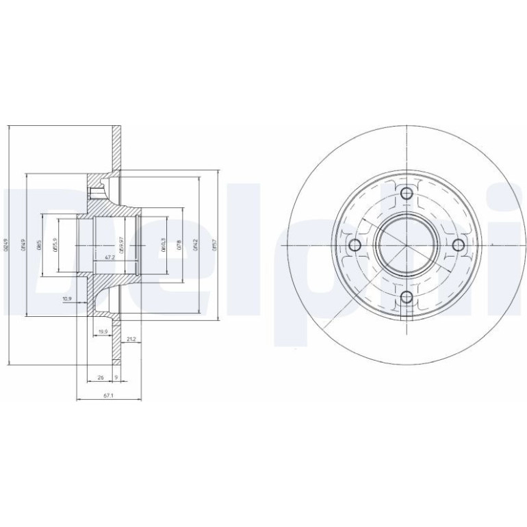 Bremsscheibe BG9022RSC Bremsscheibe BG9022RSC