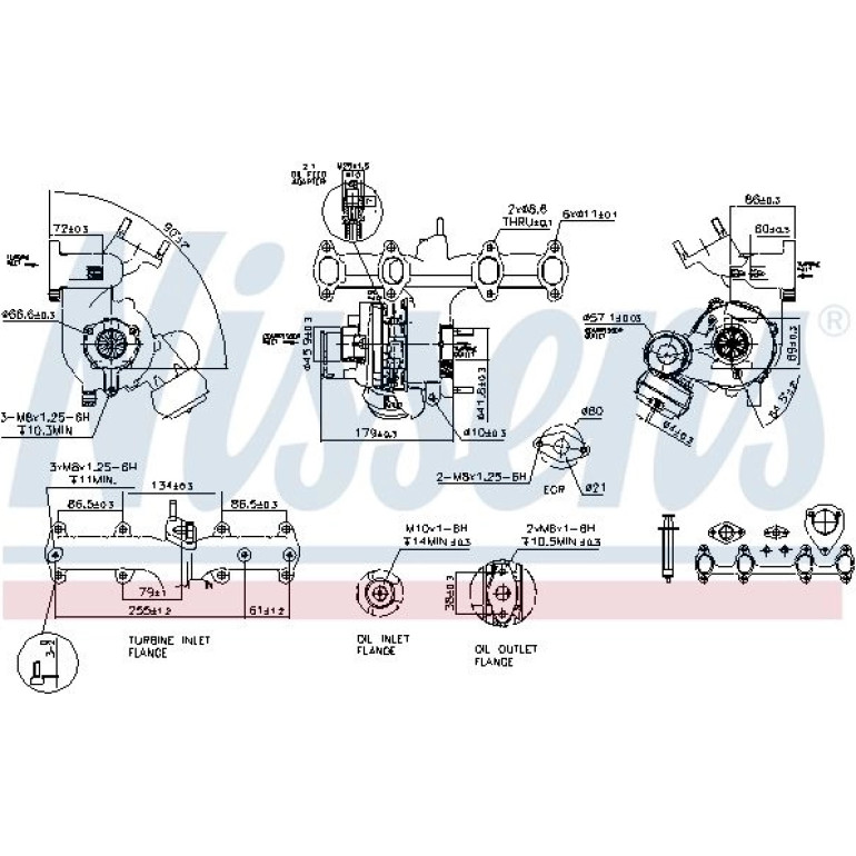 Nissens Turbolader 93179