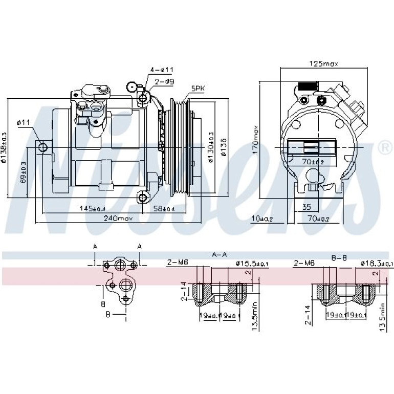 Kompressor, Klimaanlage 890049 Kompressor, Klimaanlage 890049