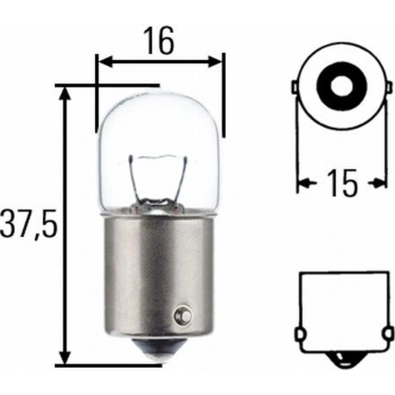 Glühlampe, Park-/Positionsleuchte 8GA 002 071-353 Glühlampe, Park-/Positionsleuchte 8GA 002 071-353