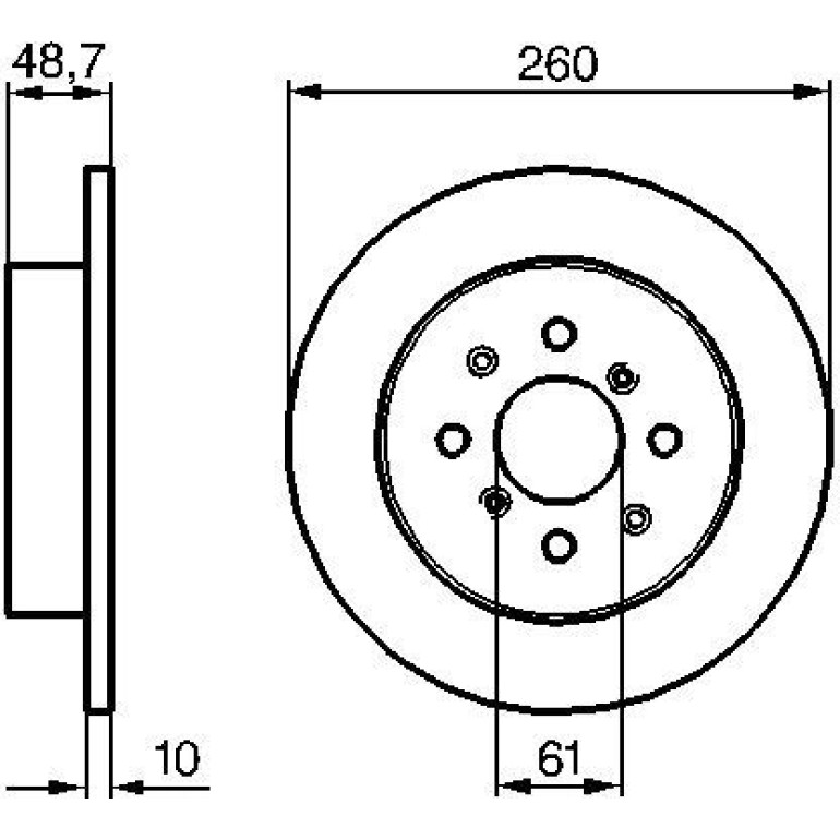 Bremsscheibe 0 986 479 014 Bremsscheibe 0 986 479 014