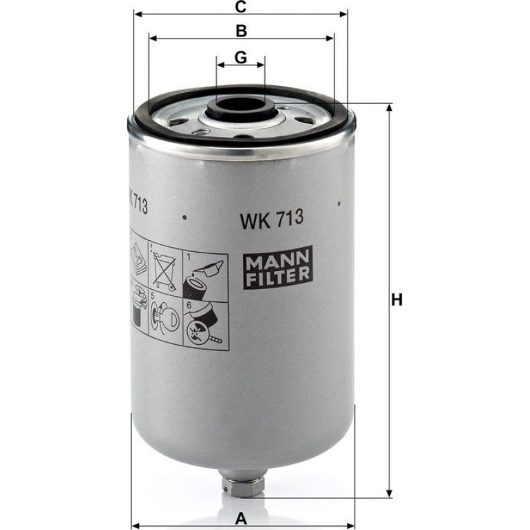Kraftstofffilter WK 713