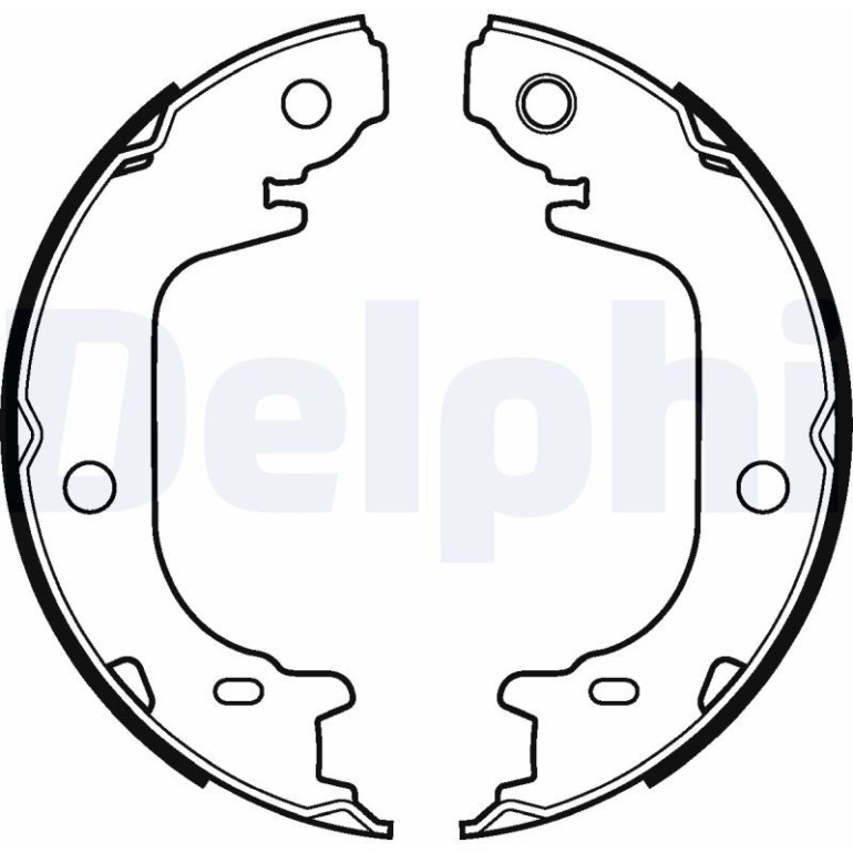 Bremsbackensatz, Feststellbremse LS2122 Bremsbackensatz, Feststellbremse LS2122