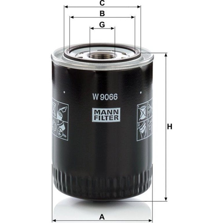 Ölfilter W 9066
