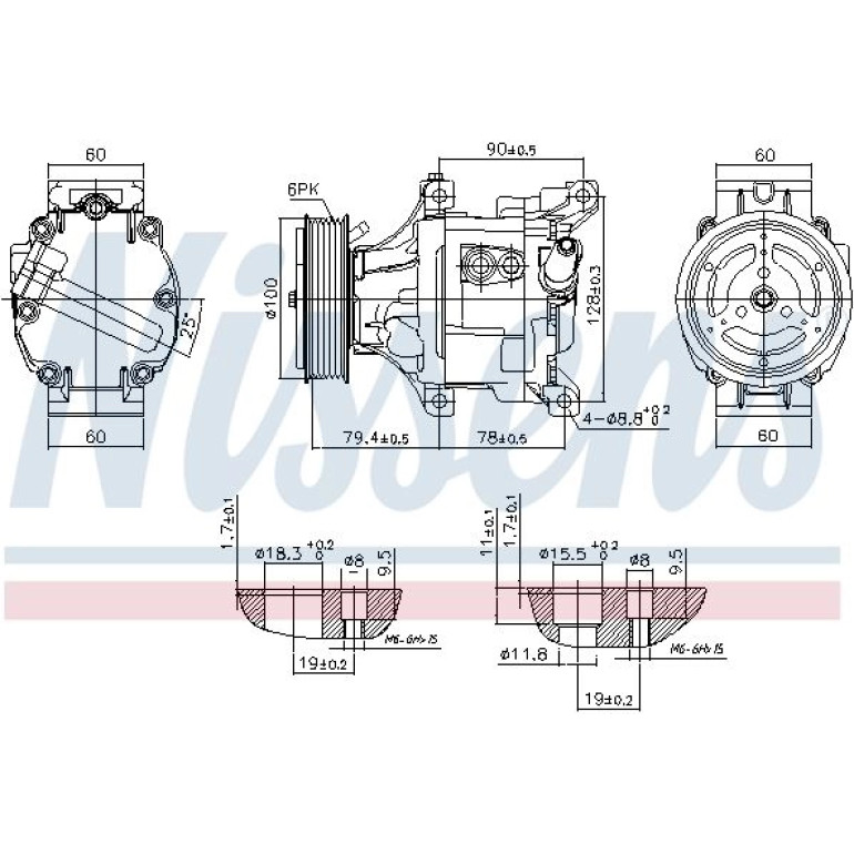 Kompressor, Klimaanlage 89324 Kompressor, Klimaanlage 89324