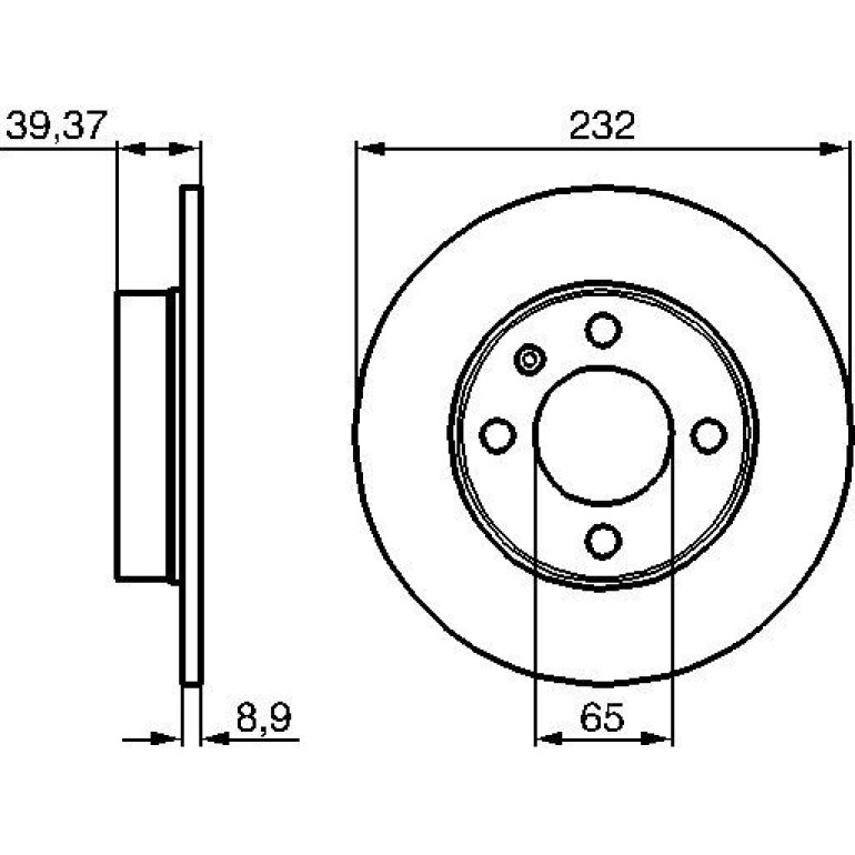 Bremsscheibe 0 986 479 C67 Bremsscheibe 0 986 479 C67