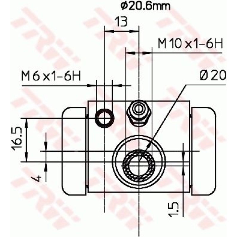 Radbremszylinder BWF317 Radbremszylinder BWF317
