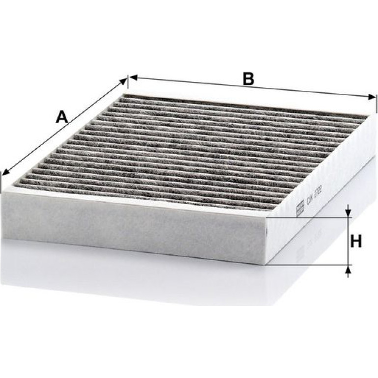 MANN-FILTER CUK 2722-2 Innenraumfilter, Aktivkohlefilter