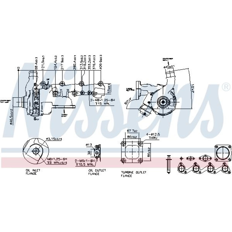 Nissens Turbolader 93088