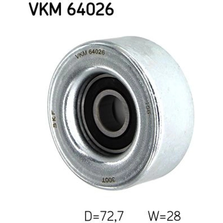 Umlenk-/Führungsrolle, Keilrippenriemen VKM 64026