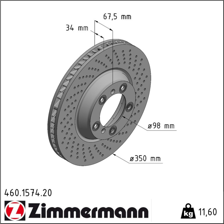Bremsscheibe 460.1574.20