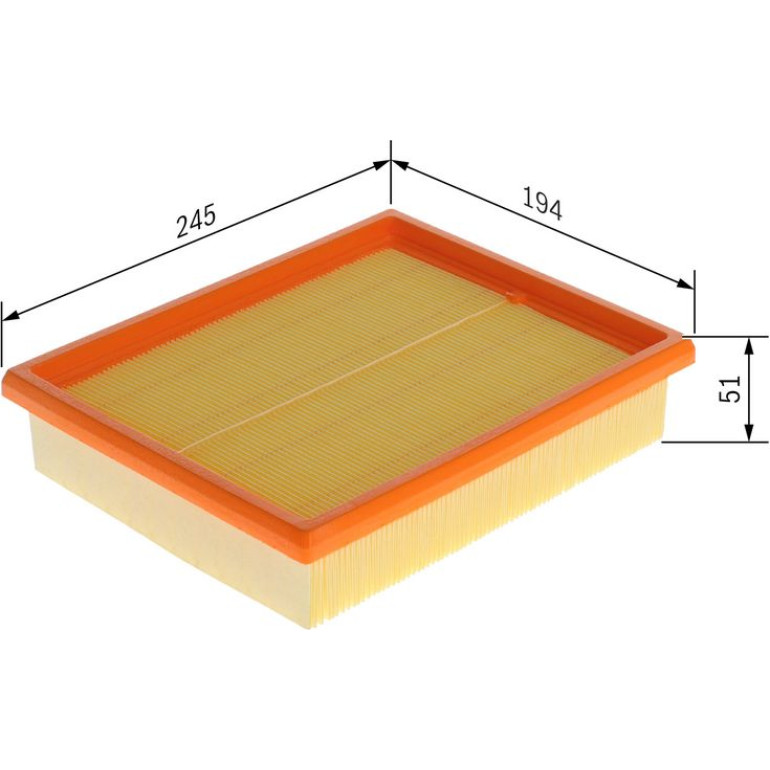 Luftfilter F 026 400 849 Luftfilter F 026 400 849
