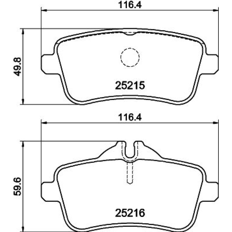 Bremsbelagsatz, Scheibenbremse 8DB 355 019-841 Bremsbelagsatz, Scheibenbremse 8DB 355 019-841