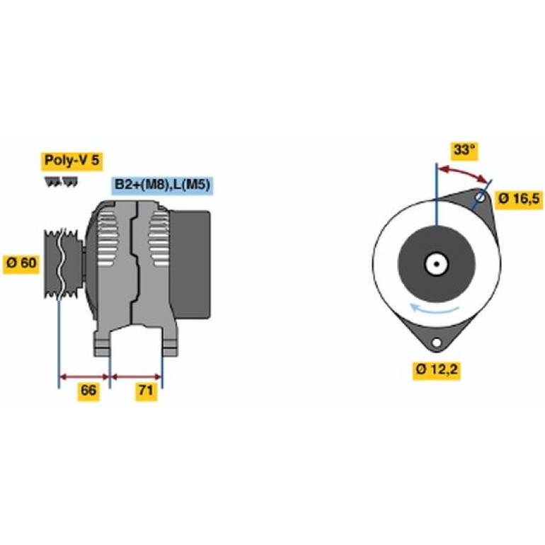 Generator 0 124 325 009