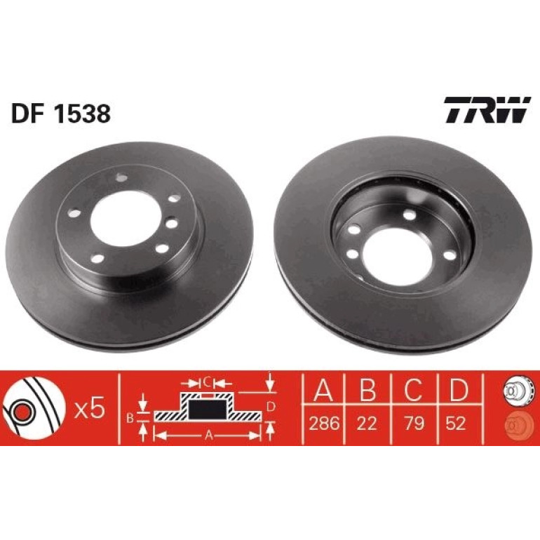 Bremsscheibe DF1538