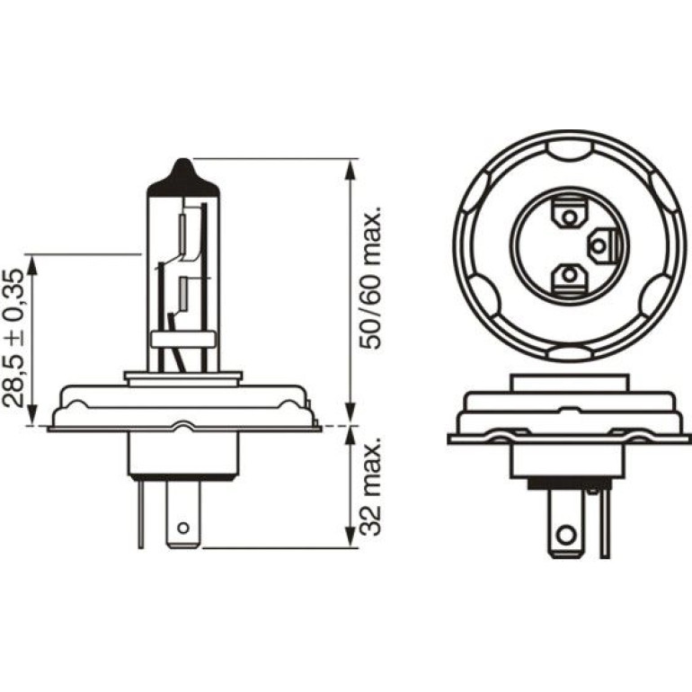 Glühlampe, Fernscheinwerfer 1 987 302 021 Glühlampe, Fernscheinwerfer 1 987 302 021
