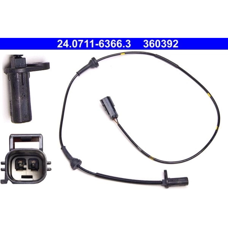 Sensor, Raddrehzahl 24.0711-6366.3