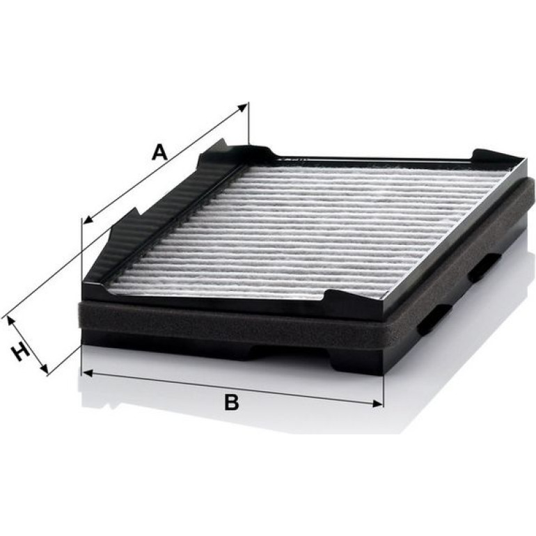 MANN-FILTER CUK 3220 Innenraumfilter, Aktivkohlefilter MANN-FILTER CUK 3220 Innenraumfilter, Aktivkohlefilter
